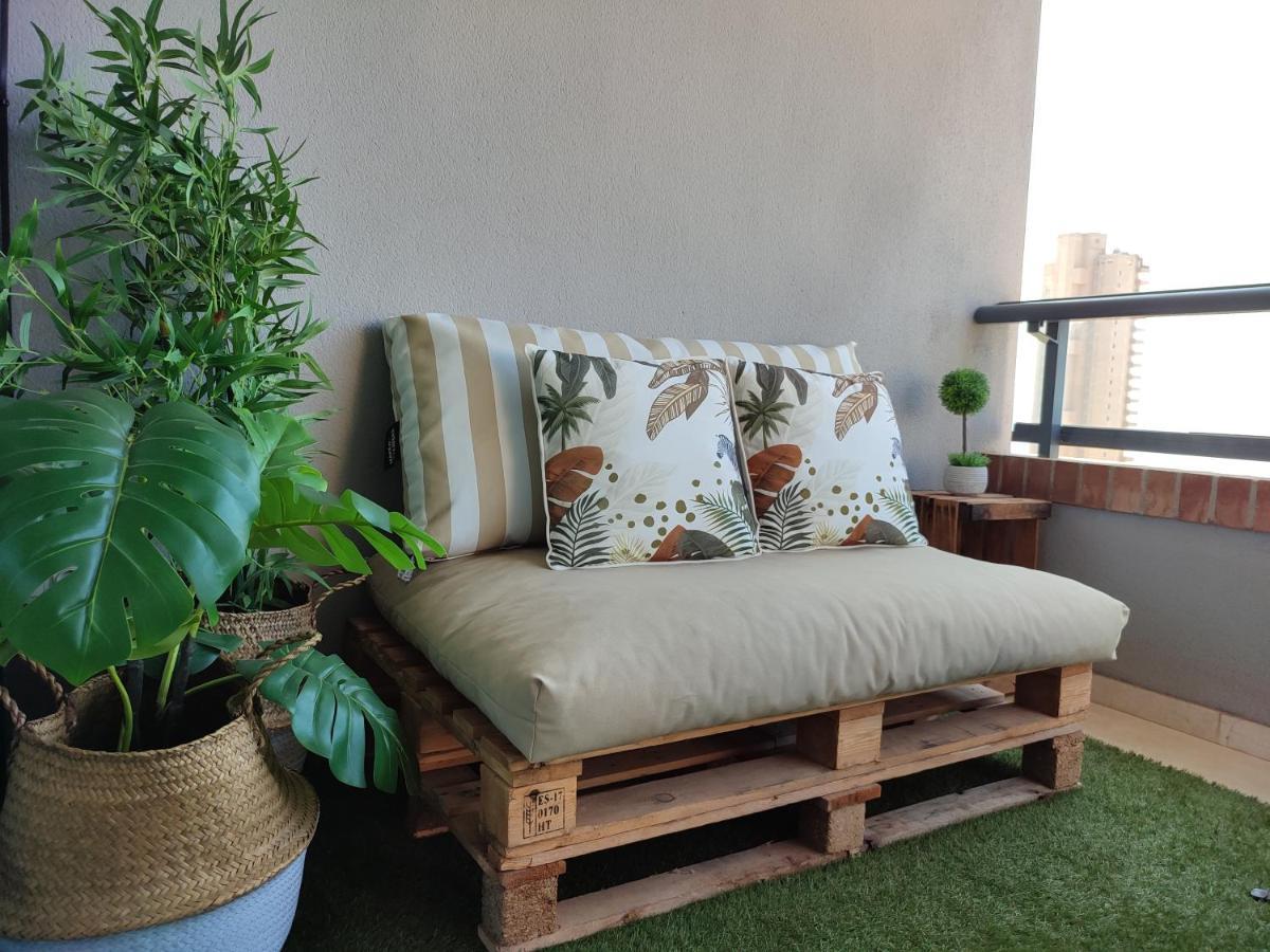 Junto Playa Levante con terraza Chill-Out-2 WCs-A ESTRENAR Gemelos 23 Benidorm Esterno foto